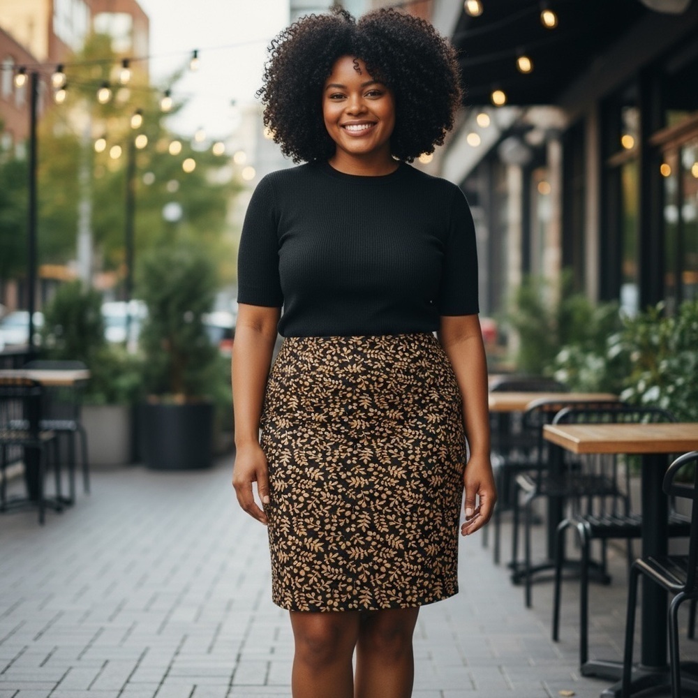 LuLaRoe Cassie Pull On Pencil Skirt - Size 2X